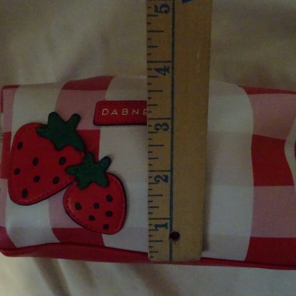 Dabney Lee Strawberry Cosmetic Make up Bag